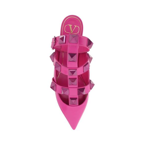 Valentino garavani pink pp roman stud ballet flats - Picture 2 of 3